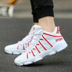 Mens Leather Breathable High Top Boots