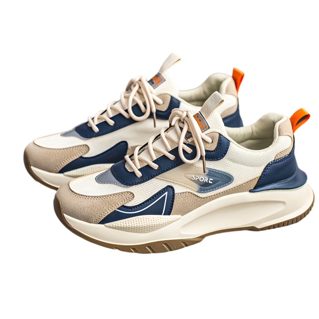 Mens Non Slip Low Top Round Toe Trainers