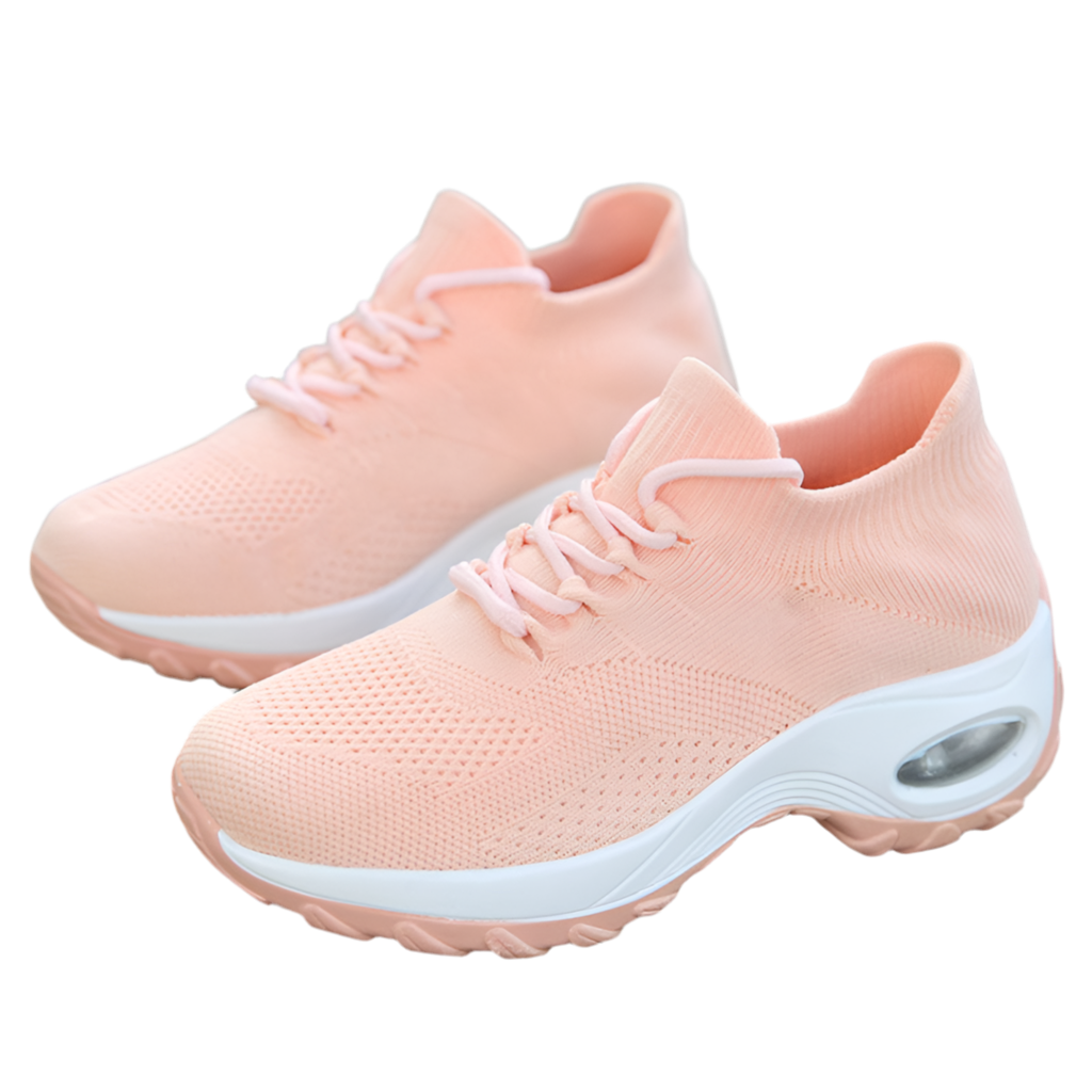 Womens Breathable Lightweight Platform Waterproof Trainers