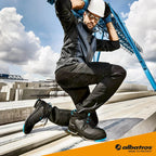 Albatros Taraval Mid Fibreglass Toe Safety Boots Black/Blue