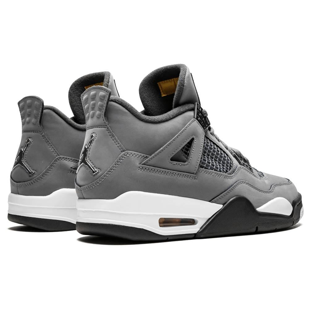 Air Jordan 4 Retro Cool Grey 2019 trainers top view showing laces