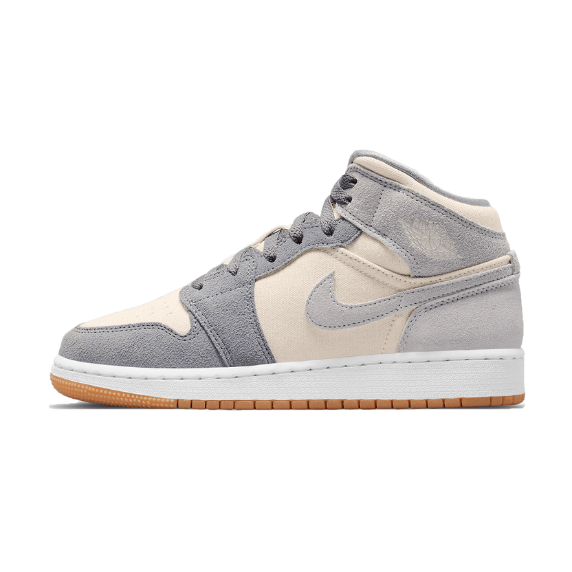 Air Jordan 1 Mid SE Coconut Milk Particle Grey Trainers