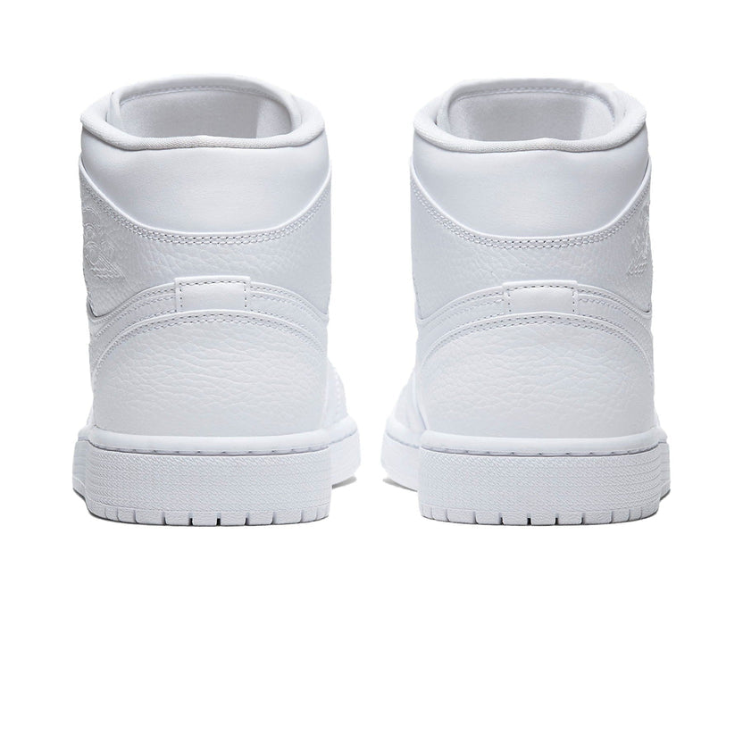 Air Jordan 1 Mid Triple White Trainers