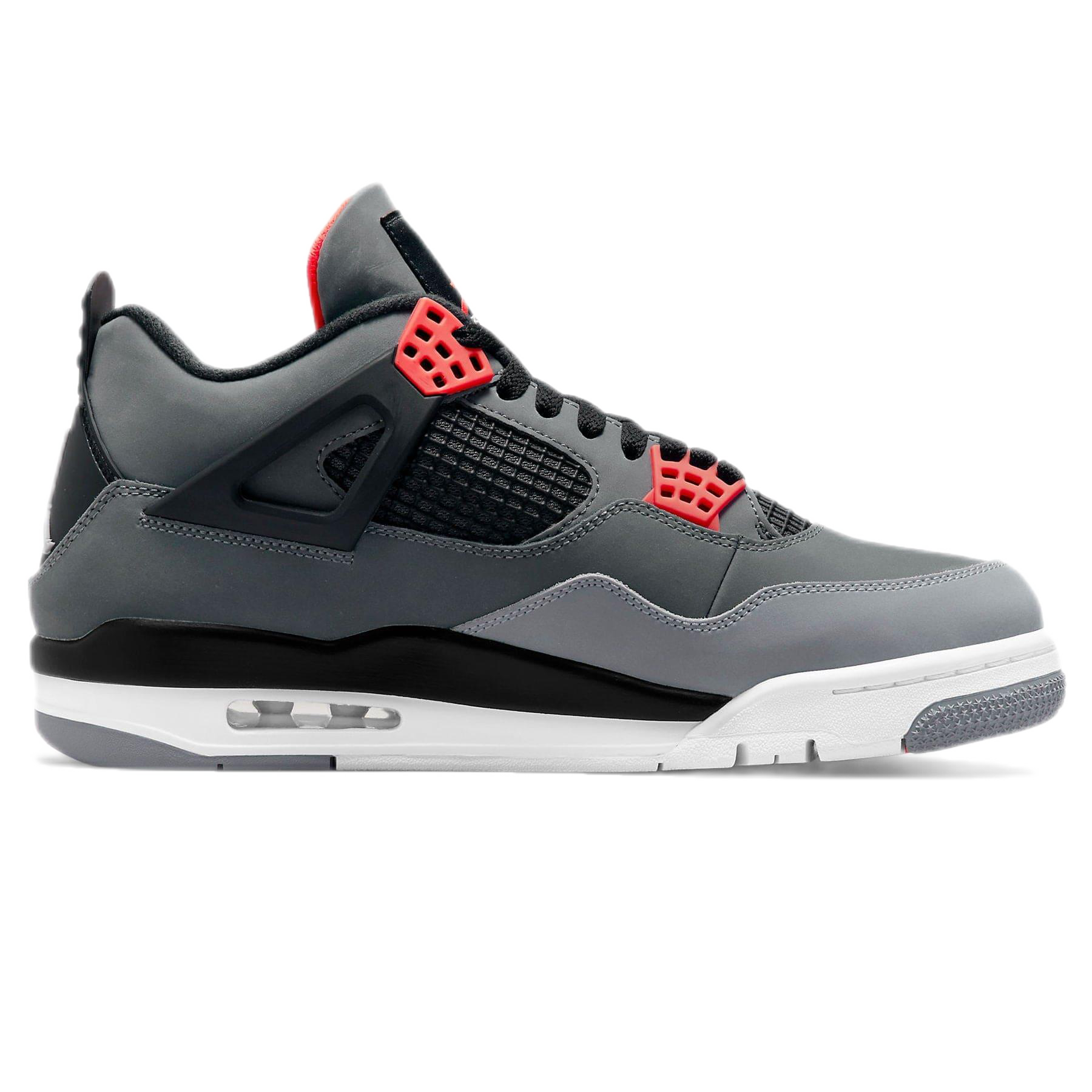 Air Jordan 4 Retro Infrared trainers alternate side view