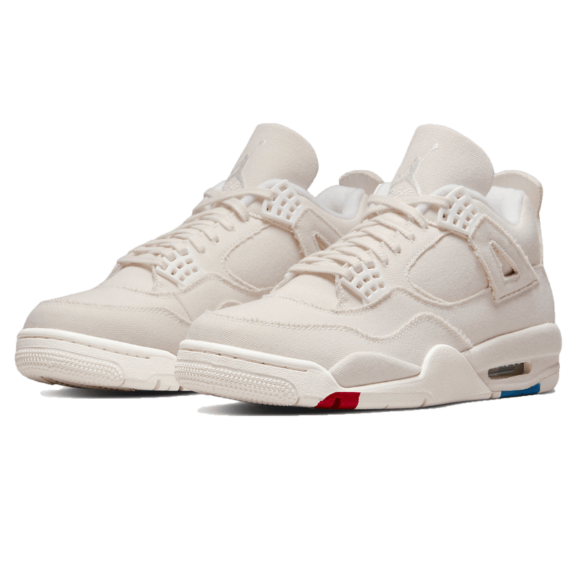 Air Jordan 4 Retro Blank Canvas Womens Trainers