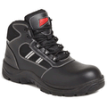 Airside SS704CM Non Metallic Leather Safety Hiker Boots Black