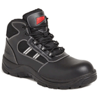 Airside SS704CM Non Metallic Leather Safety Hiker Boots Black