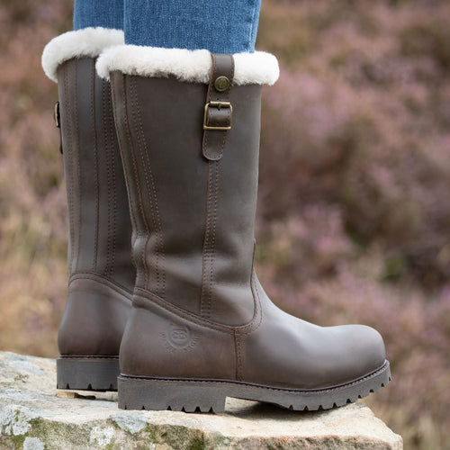 Bareback Footwear Alaska Storm Waterproof Boots Brown