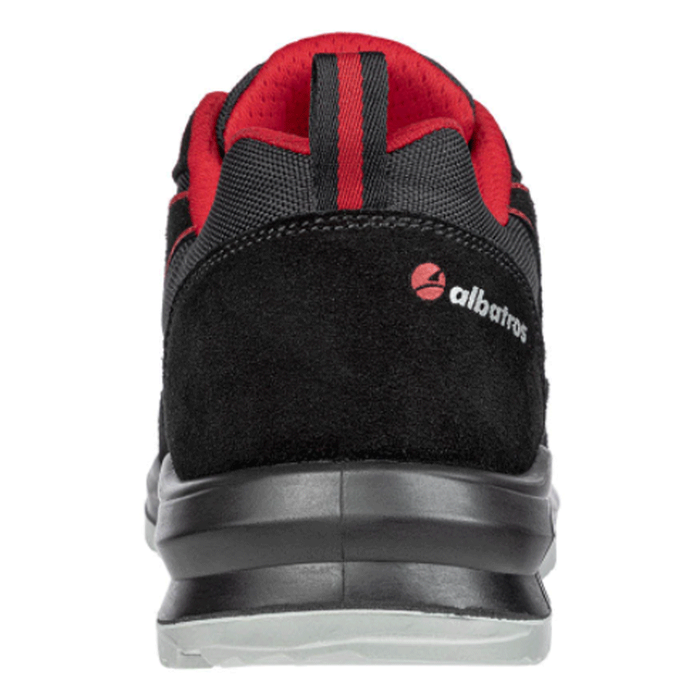 Albatros Clifton Low S3 SRC Safety Work Safety Trainers Shoe Black / Red