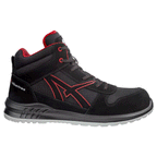 Albatros Clifton Mid S3 SRC Safety Work Trainer Safety Boots Black / Red