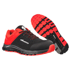 Albatros Lift Impulse Low S1P ESD HRO SRA Safety Work Safety Trainers Shoe Black / Red / Blue / Black