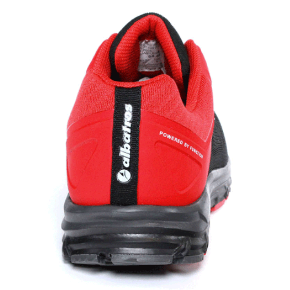 Albatros Lift Impulse Low S1P ESD HRO SRA Safety Work Safety Trainers Shoe Black / Red / Blue / Black