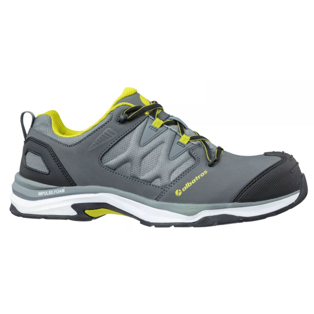Albatros Ultratrail Low S3 ESD HRO SRC Safety Work Safety Trainers Shoe Grey