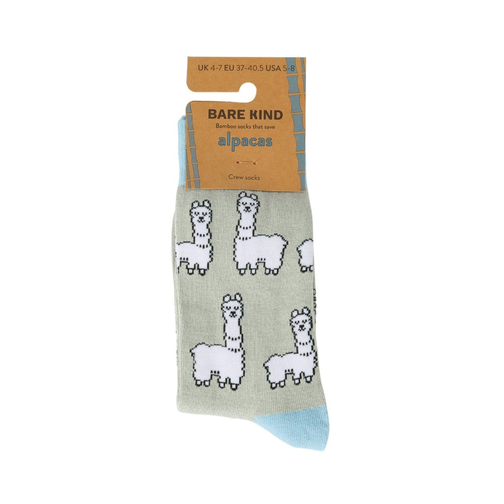 Bare Kind Save the Alpaca Bamboo Socks