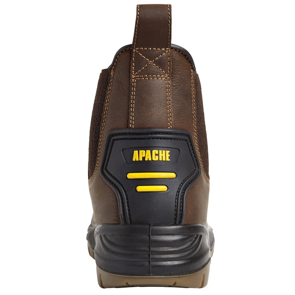 Apache AP715SM Brown Safety Dealer Boots S3