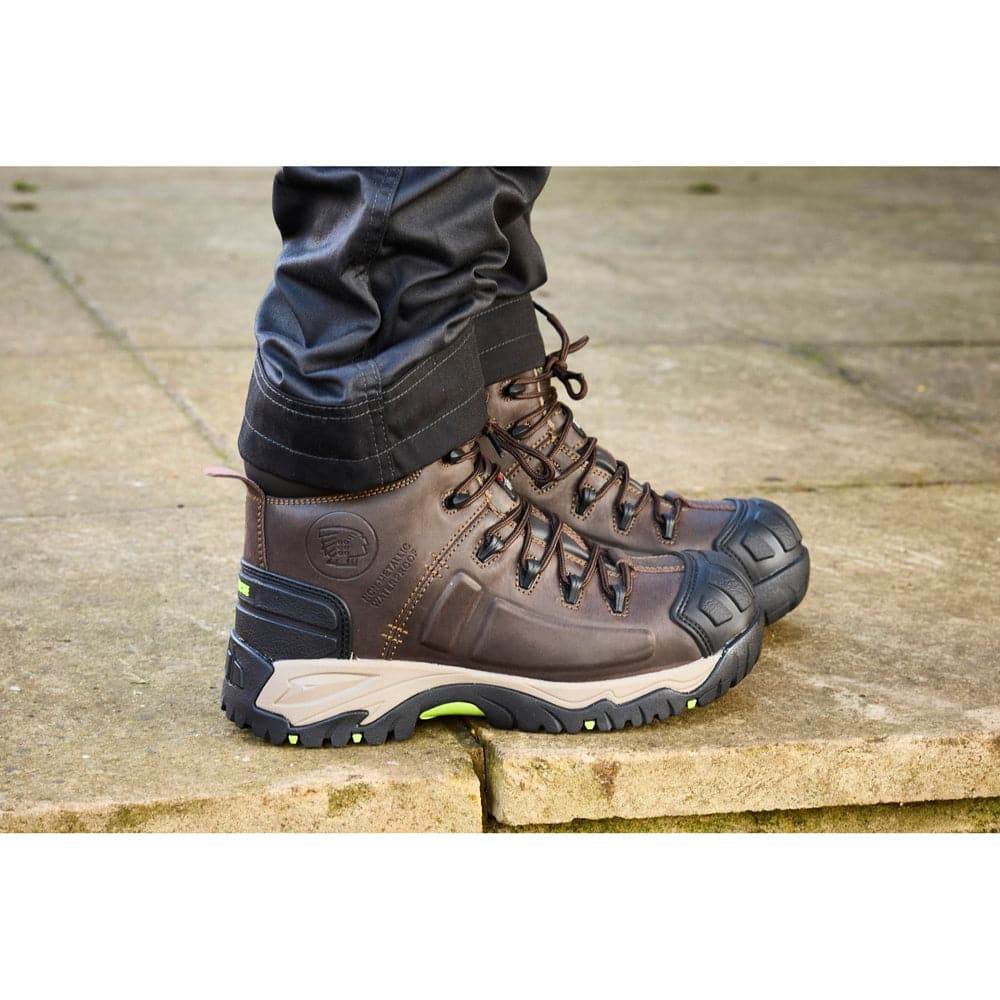 Apache Neptune Brown Non- Metallic Waterproof Safety Work Safety Boots