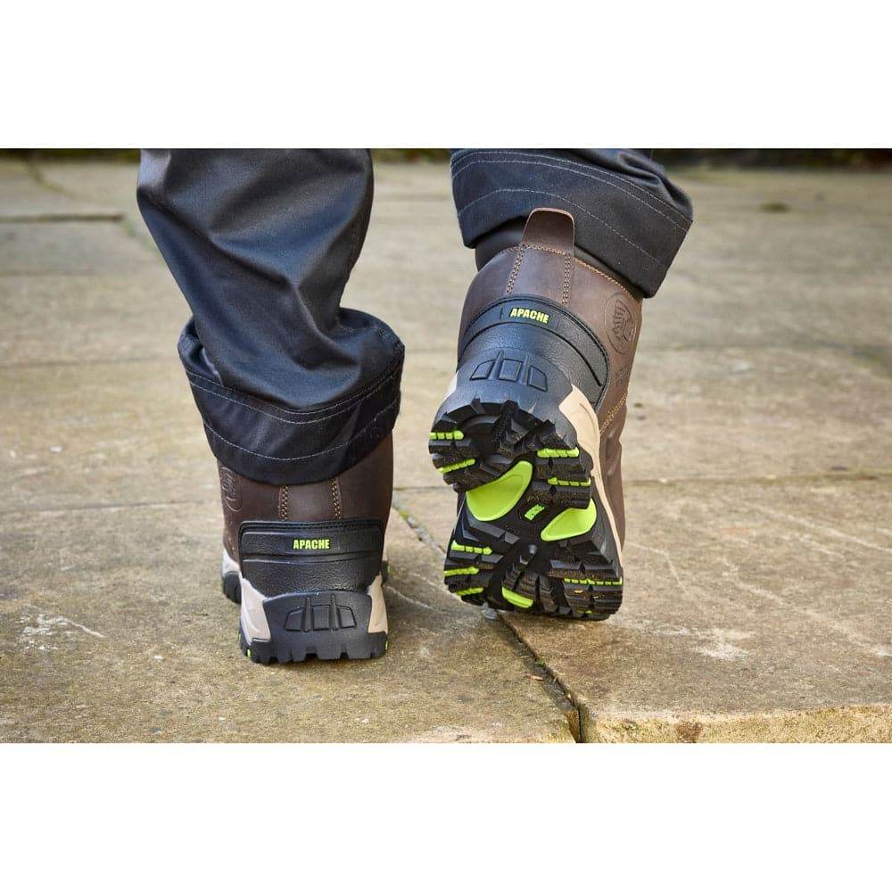Apache Neptune Brown Non- Metallic Waterproof Safety Work Safety Boots