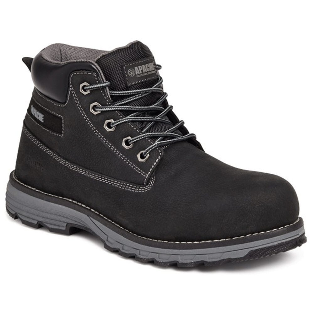 Apache S3WR Lightweight Safety Boots Black / Wheat