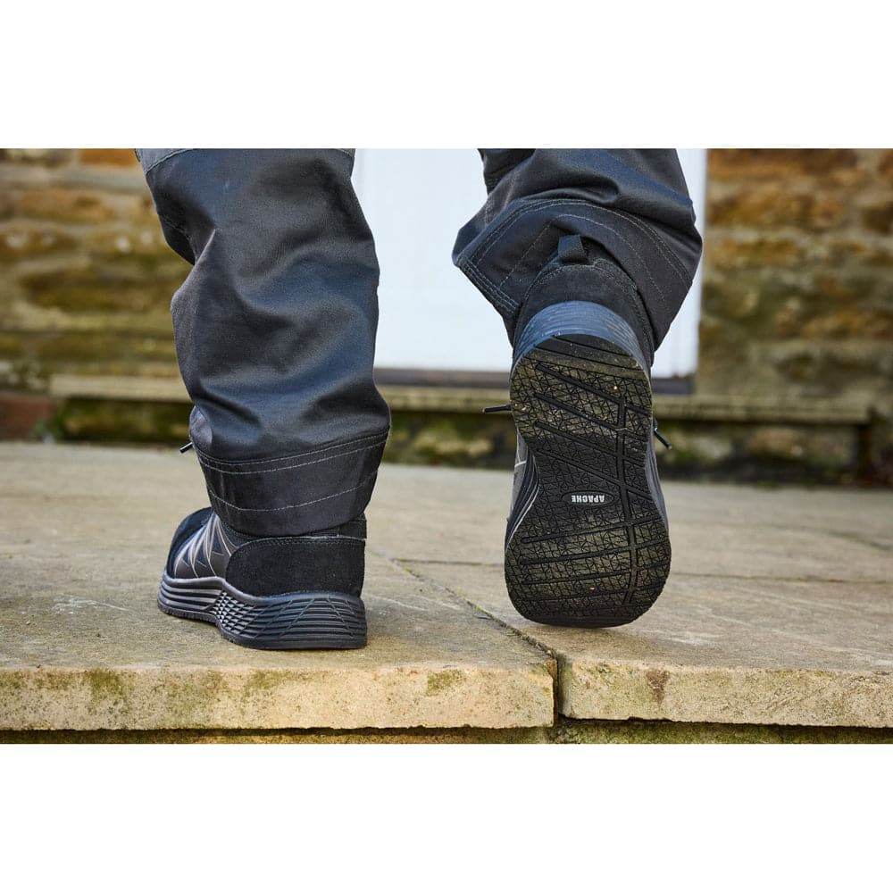 Apache Venus Non-Metallic Lightweight Safety Work Safety Trainers Black