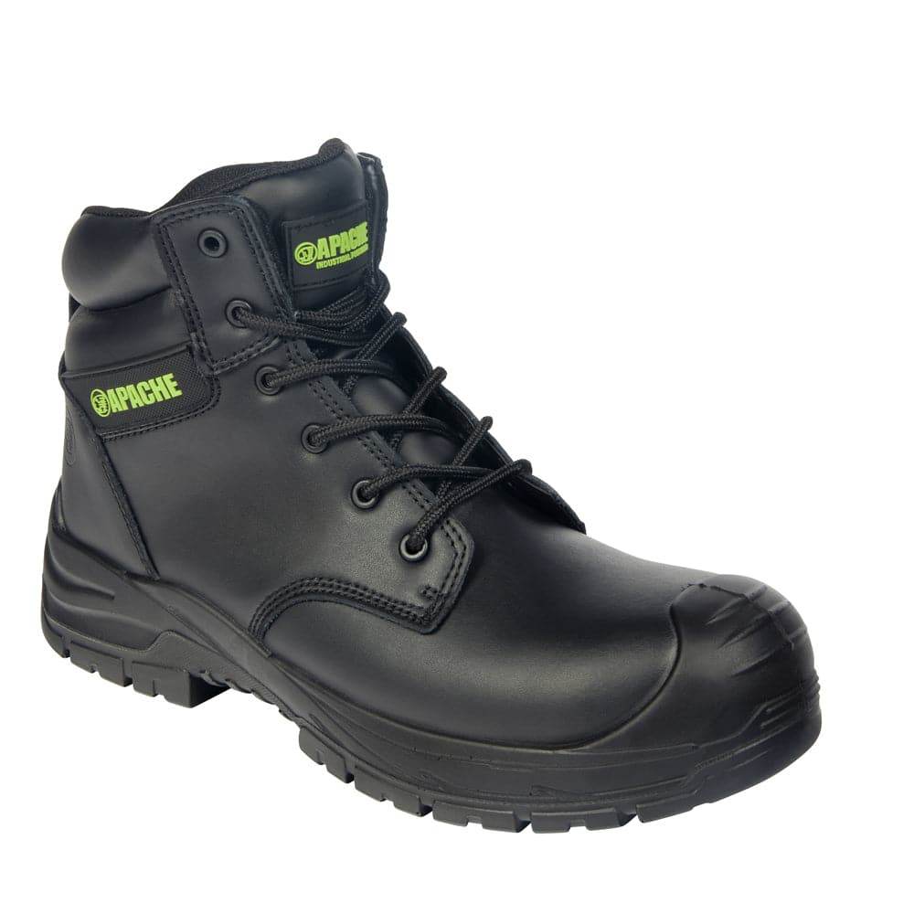 Apache Edmonton Waterproof Safety Work Safety Boots S7L Black