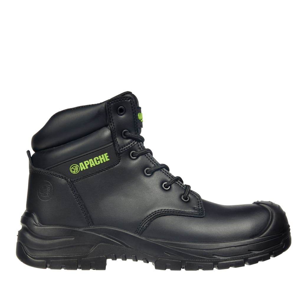 Apache Edmonton Waterproof Safety Work Safety Boots S7L Black