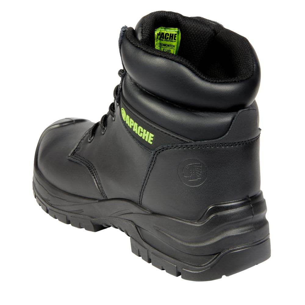 Apache Edmonton Waterproof Safety Work Safety Boots S7L Black