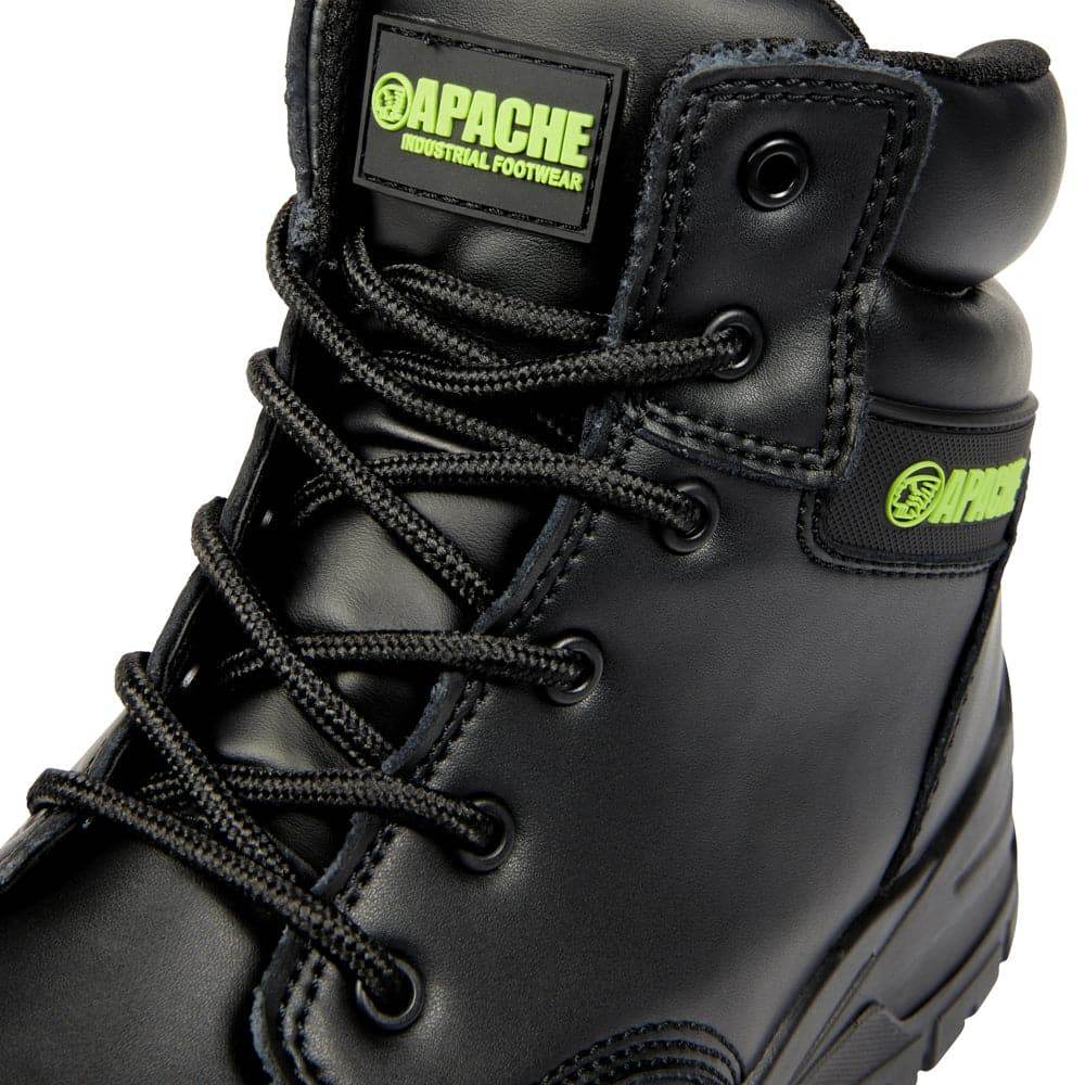 Apache Edmonton Waterproof Safety Work Safety Boots S7L Black
