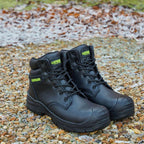 Apache Edmonton Waterproof Safety Work Safety Boots S7L Black