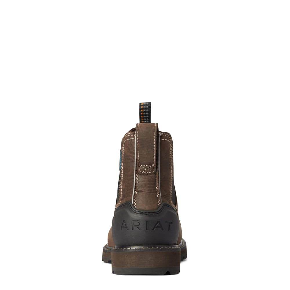 Ariat P22092 Groundbreaker Chelsea Xtr Waterproof Steel Toe Dealer Boots Dark Brown