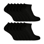 Sock Snob Mens Bamboo / Organic Cotton Low Cut Trainer Socks (Multipack Options)