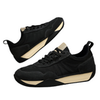 Mens Breathable Low Top Lace Up Round Toe Trainers