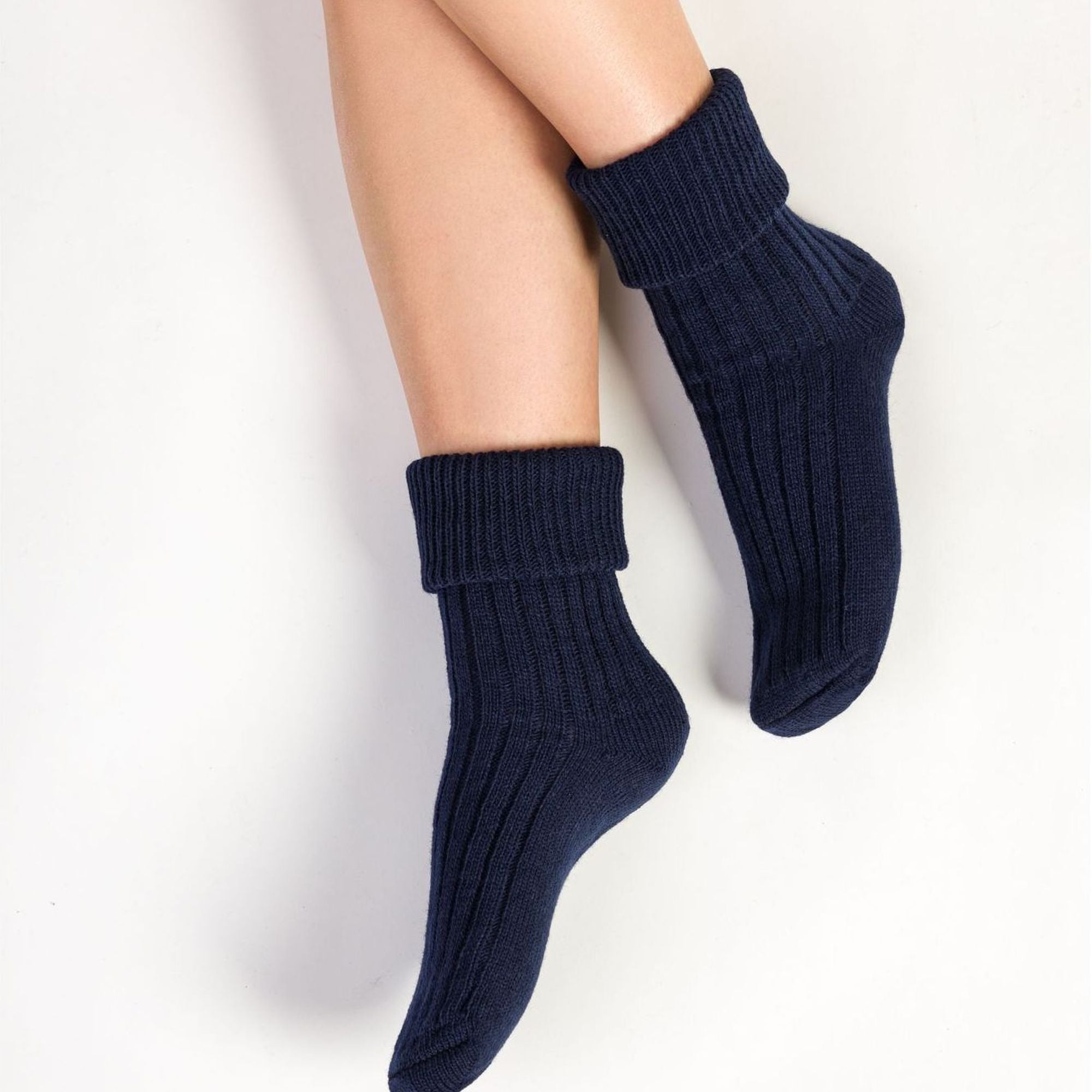 Sock Snob Womens Wool Bed Socks Luxurious Super Soft Cosy Lounge Sleep Socks
