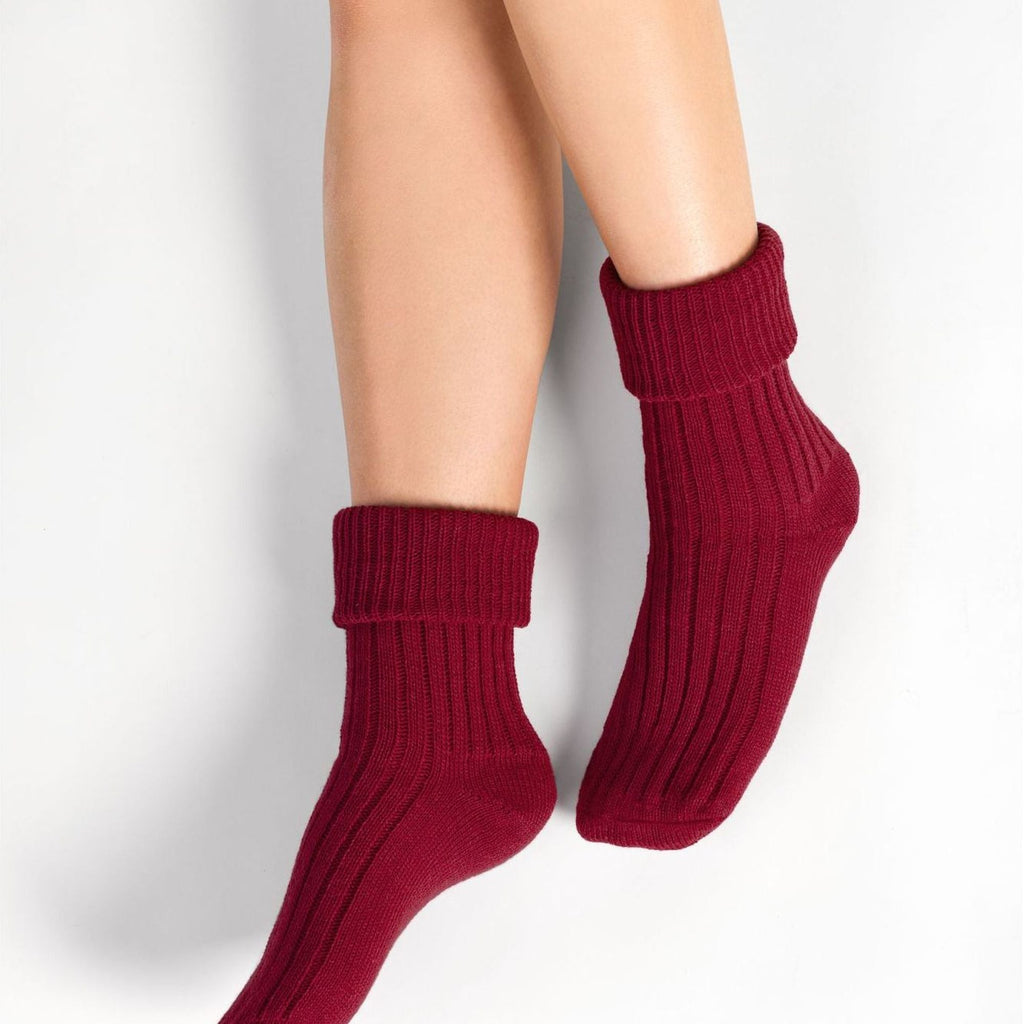 Sock Snob Womens Wool Bed Socks Luxurious Super Soft Cosy Lounge Sleep Socks