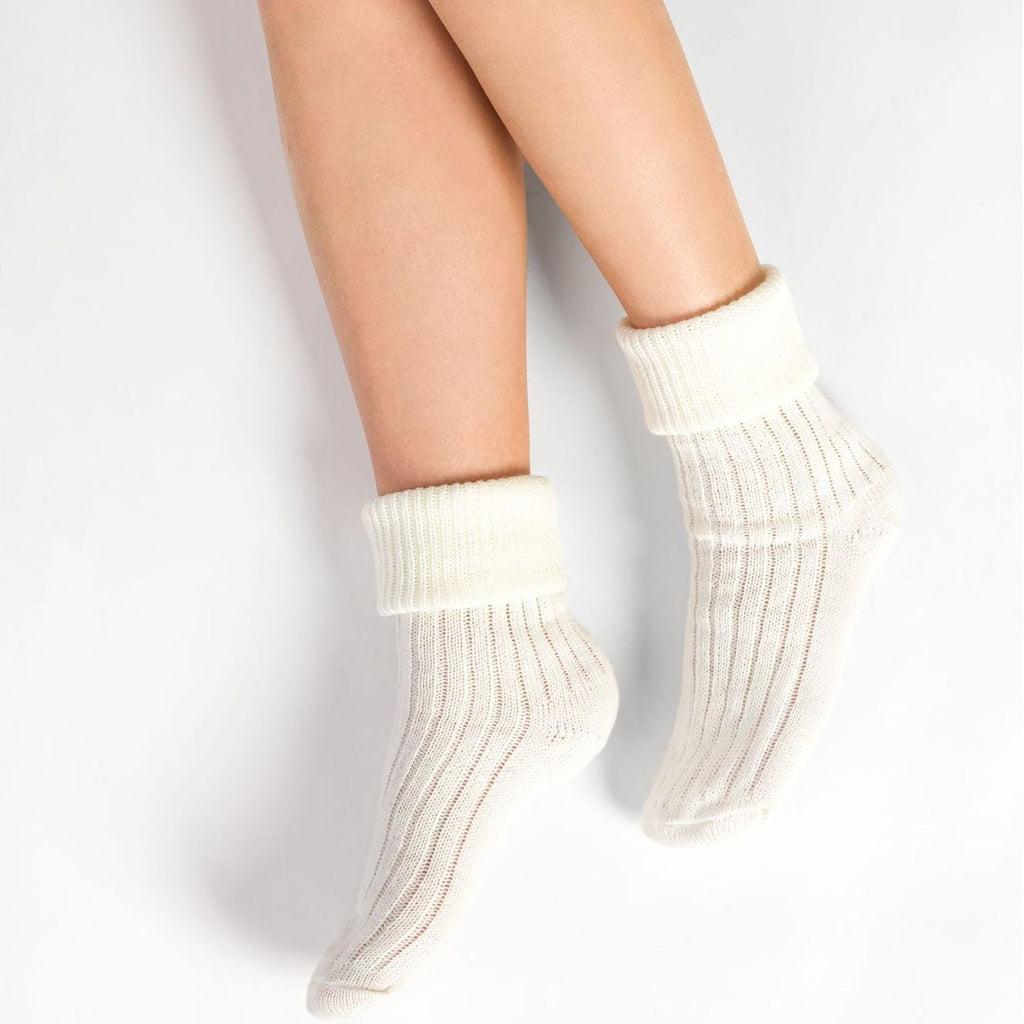 Sock Snob Womens Wool Bed Socks Luxurious Super Soft Cosy Lounge Sleep Socks