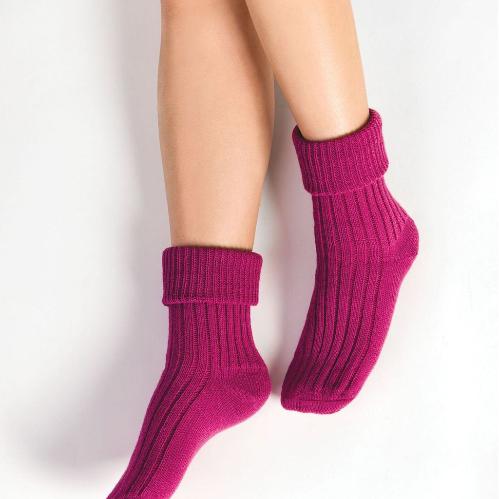 Sock Snob Womens Wool Bed Socks Luxurious Super Soft Cosy Lounge Sleep Socks