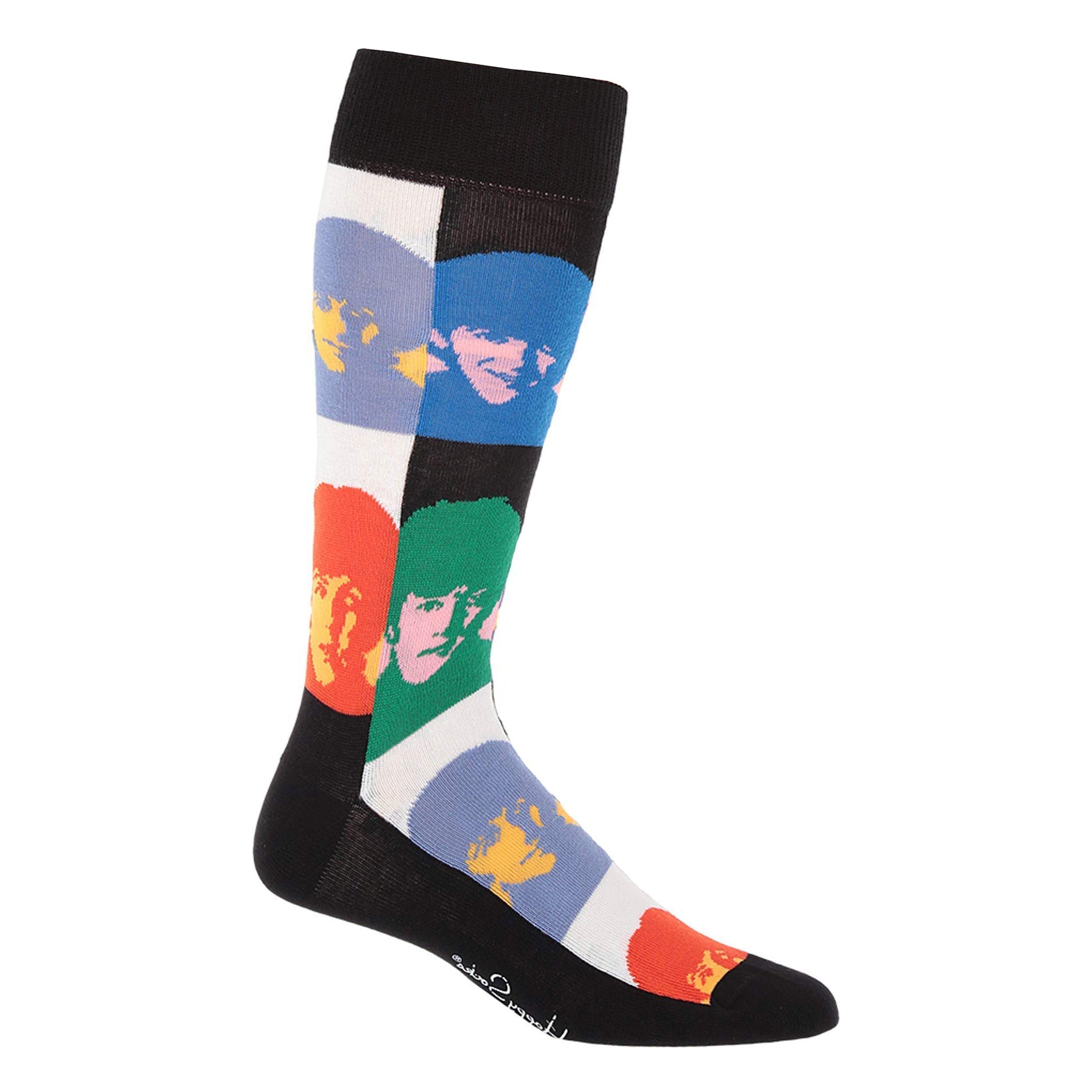 Happy Socks 1 Pack Mens Official Licensed The Beatles Novelty Socks