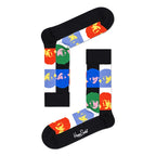 Happy Socks 1 Pack Mens Official Licensed The Beatles Novelty Socks