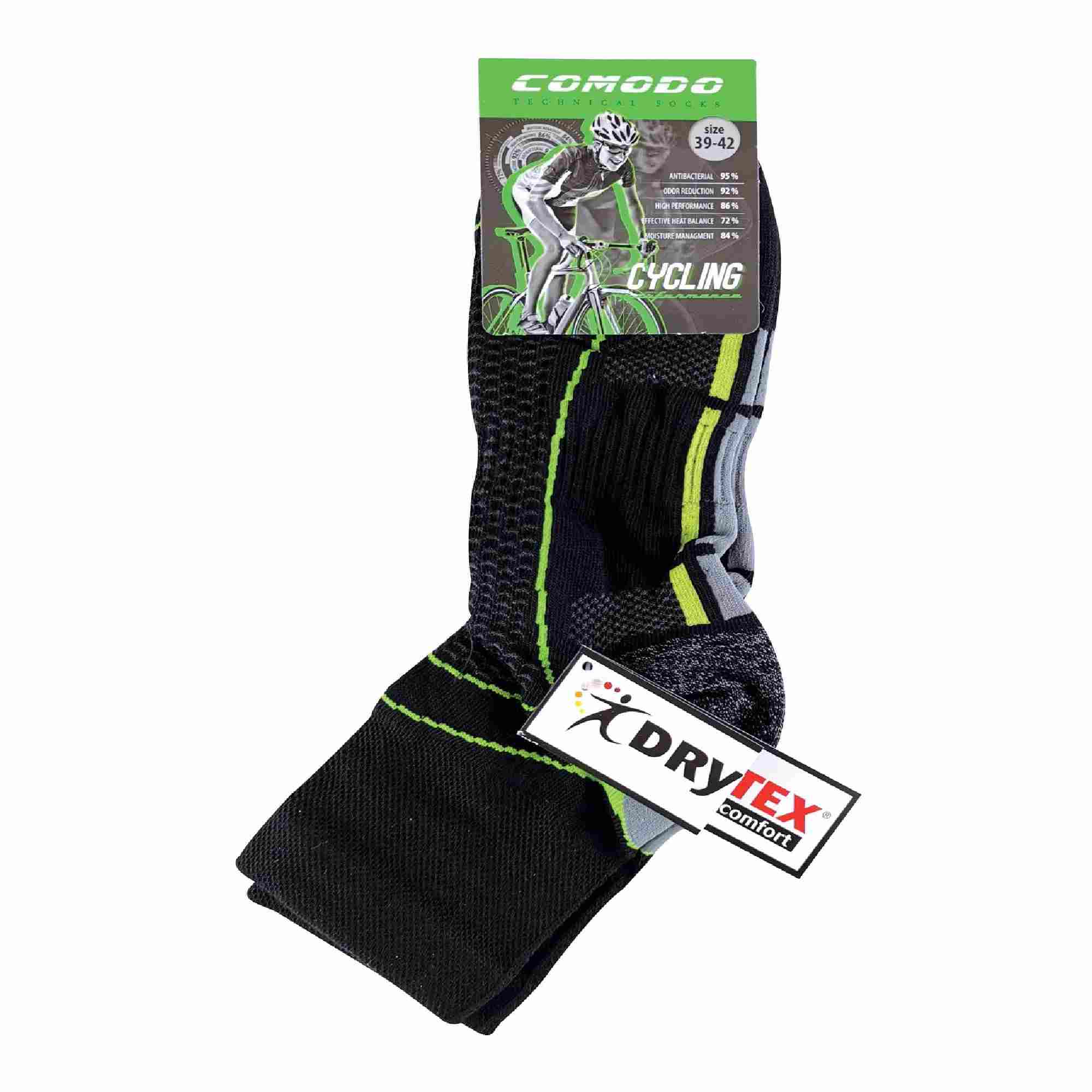 Comodo 1 Pack High Vis Neon Low Cut Cycling Socks