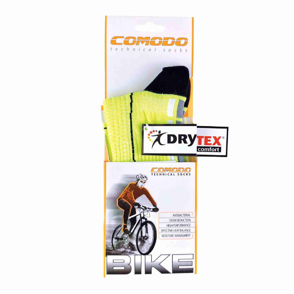 Comodo 1 Pack High Vis Neon Low Cut Cycling Socks