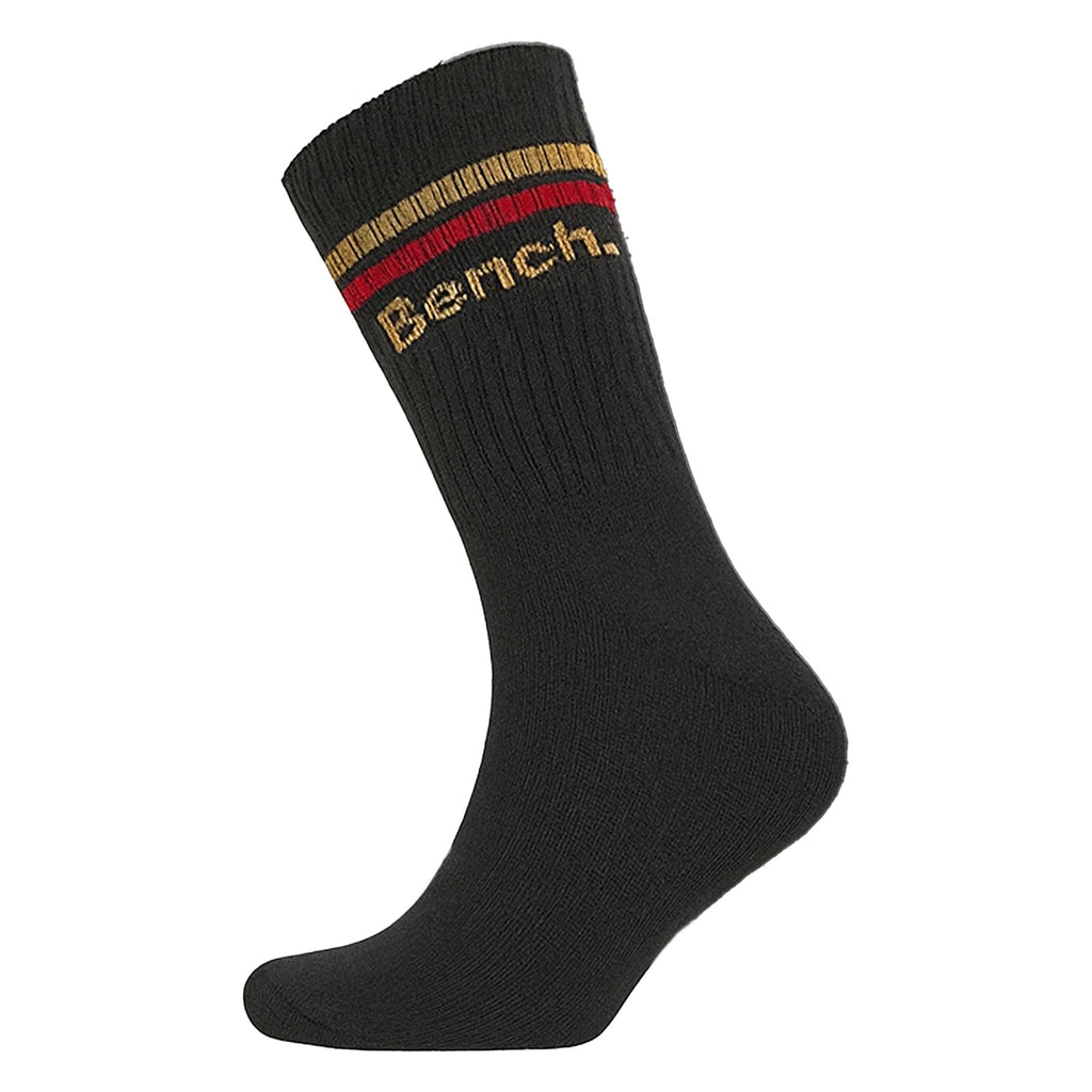 Bench 5 Pairs Mens Crew Cotton Socks - Breathable Sport Athletic Socks