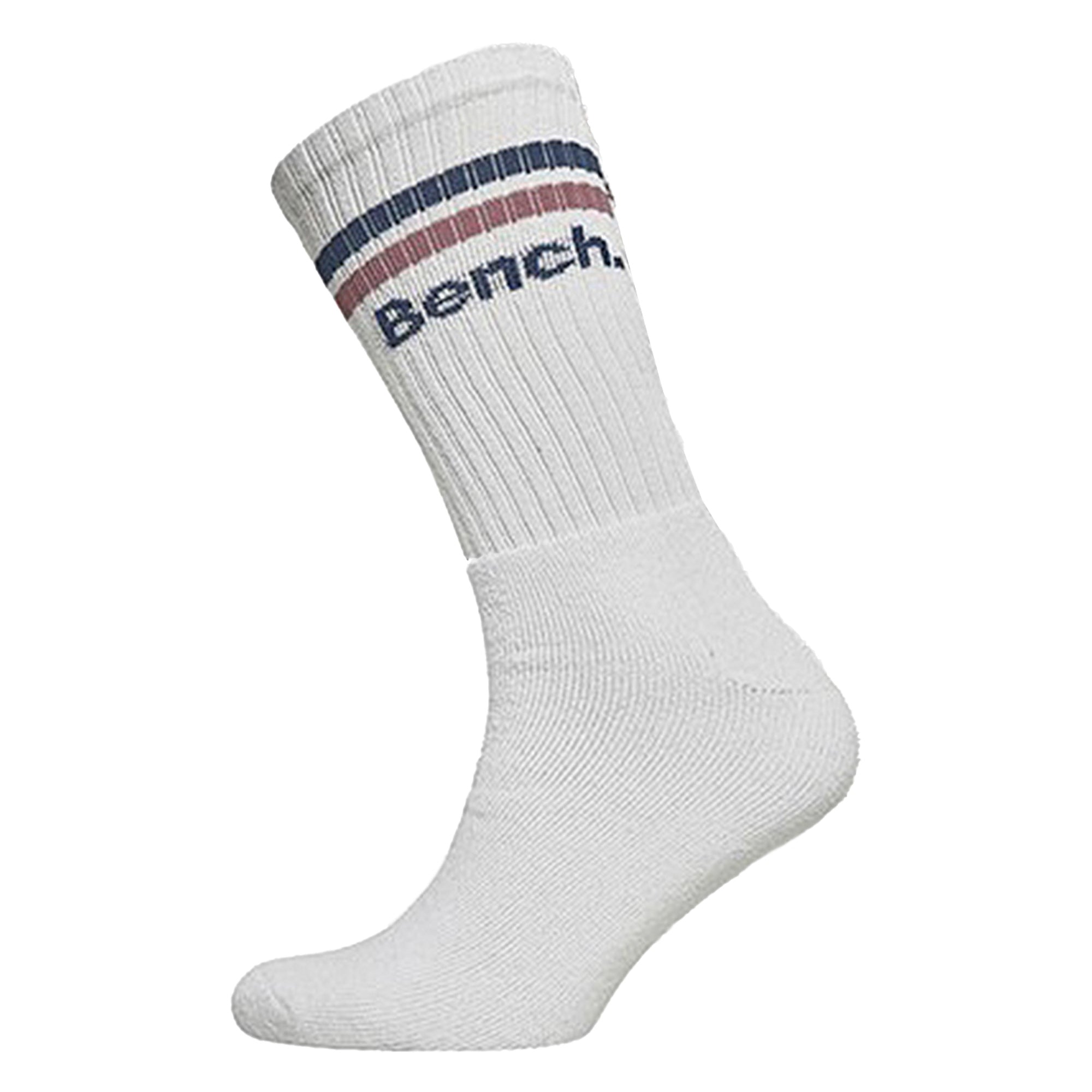 Bench 5 Pairs Mens Crew Cotton Socks - Breathable Sport Athletic Socks