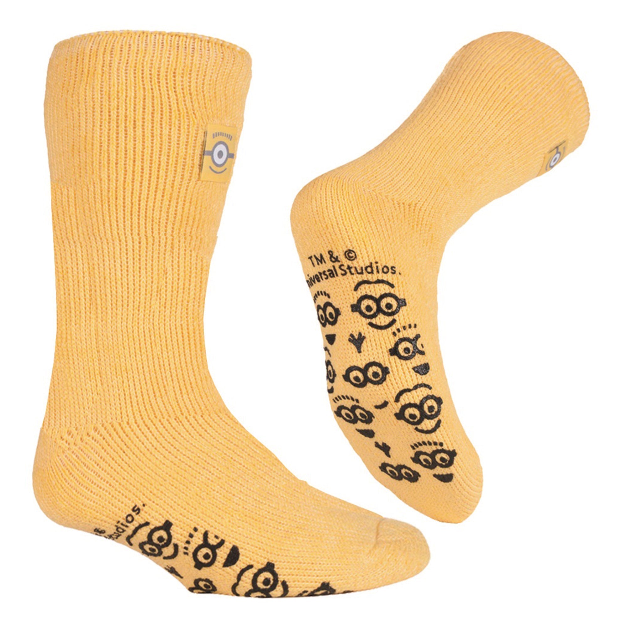 Sock Snob Childrens Character Themed Non Slip 2.3 Tog Thermal Slipper Socks