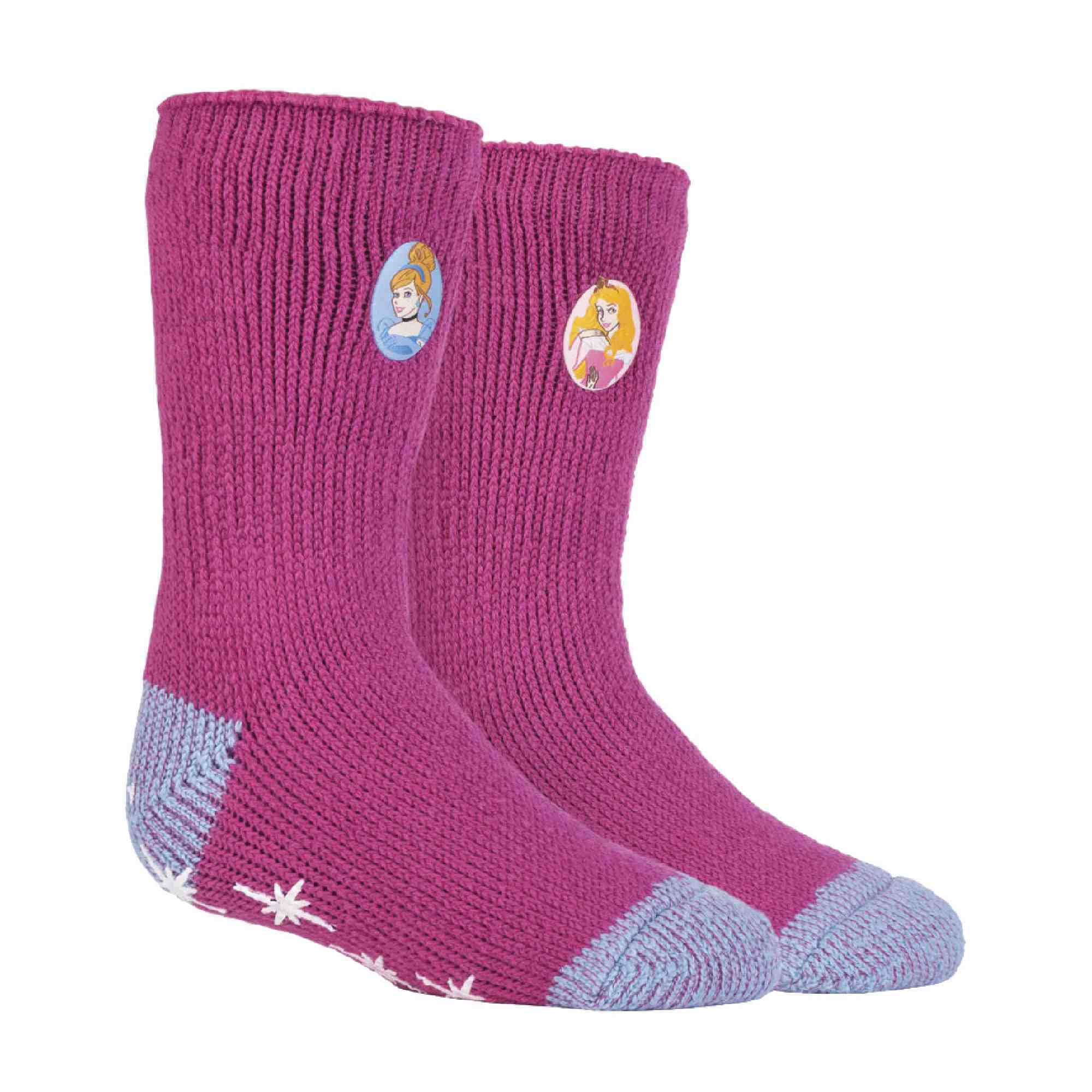 Sock Snob Childrens Character Themed Non Slip 2.3 Tog Thermal Slipper Socks