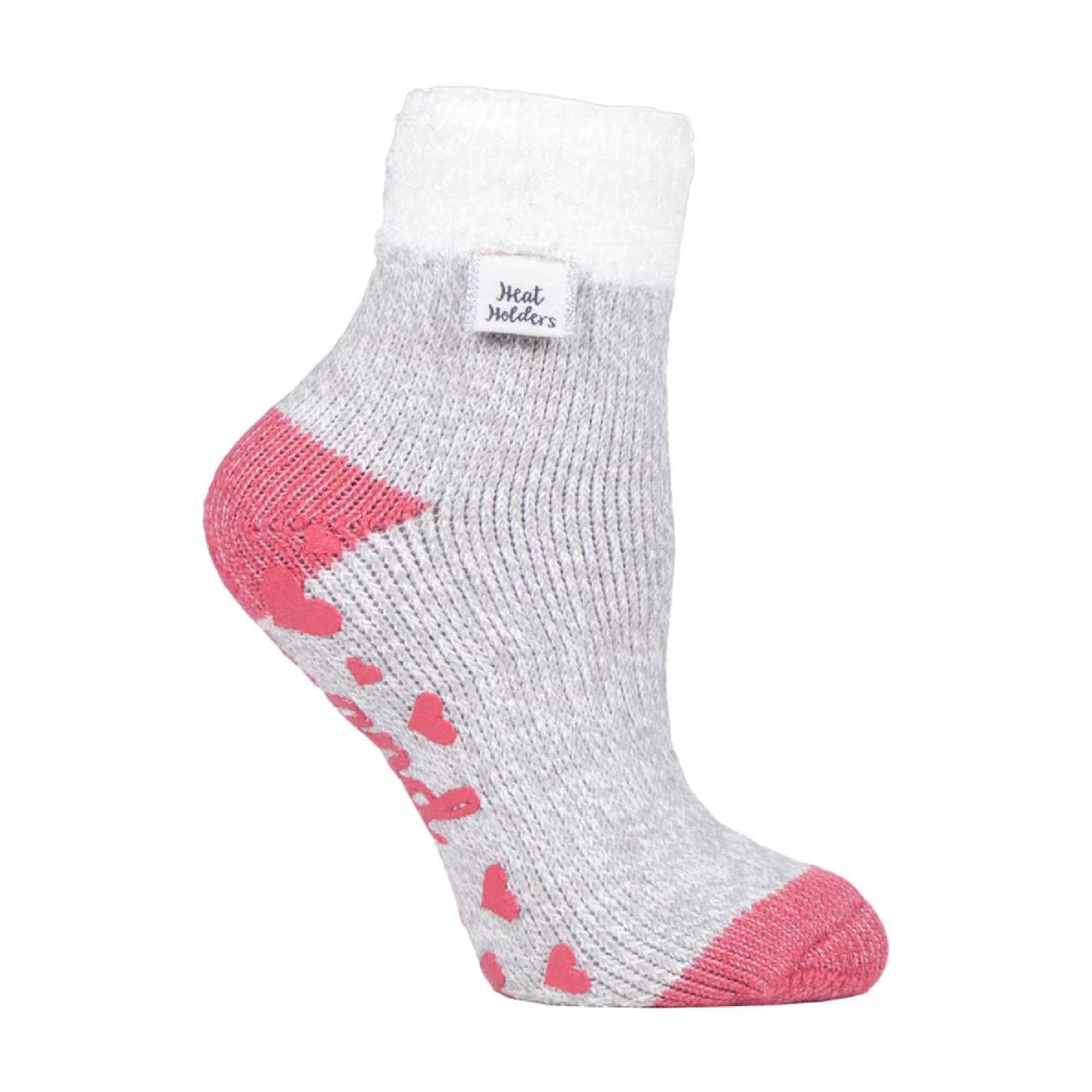 Heat Holders Womens Cuddly Fluffy Sliper Bed Socks with Feather Top
