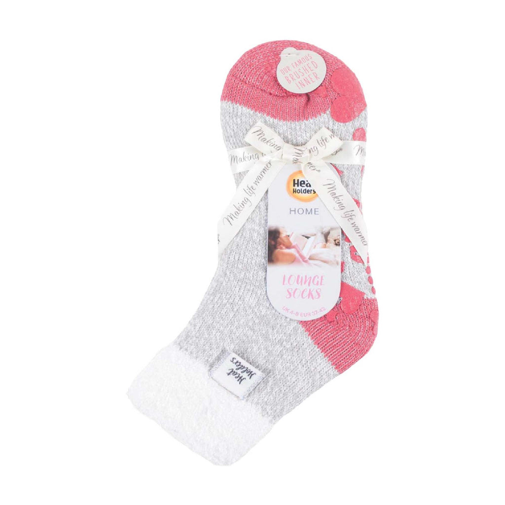 Heat Holders Womens Cuddly Fluffy Sliper Bed Socks with Feather Top