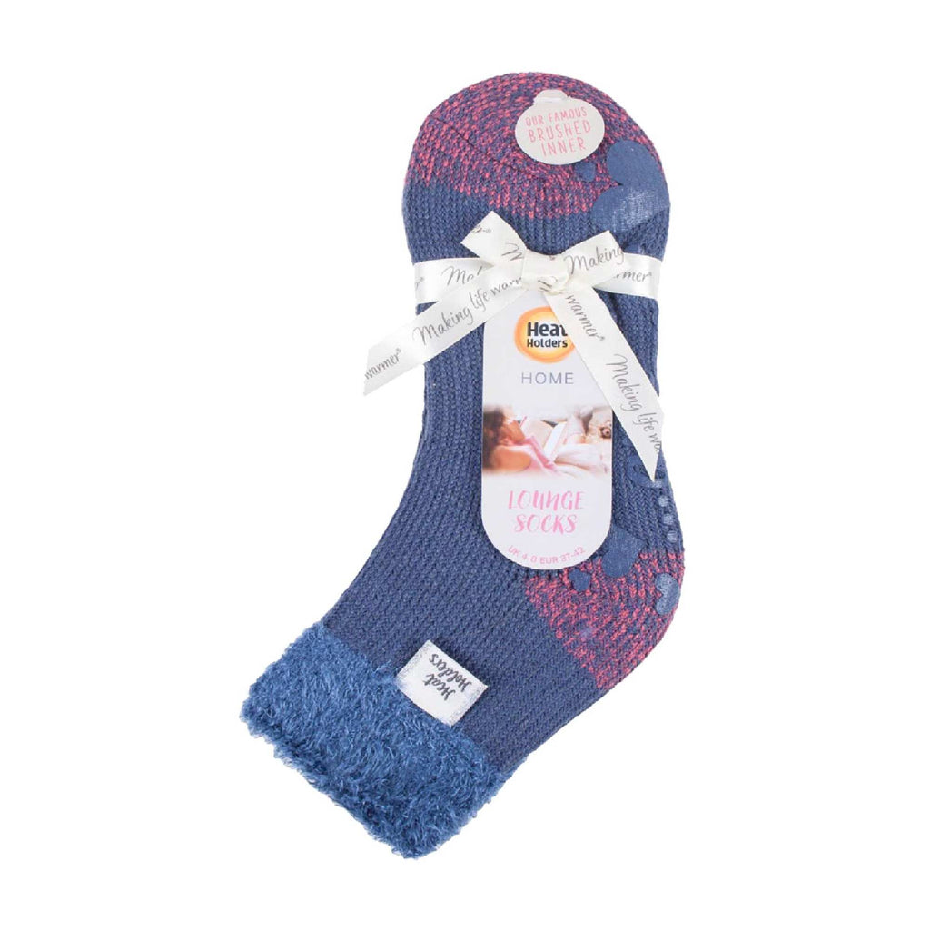 Heat Holders Womens Cuddly Fluffy Sliper Bed Socks with Feather Top