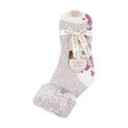 Sock Snob Womens Non Slip Thermal Low Cut Ankle Slipper Bed Socks with Grips