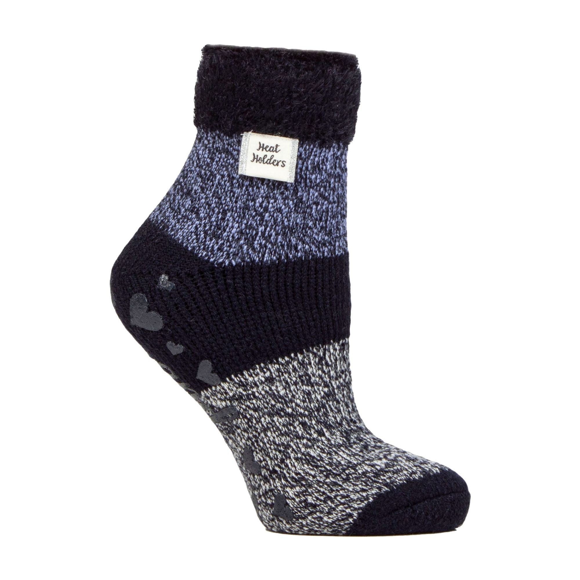Heat Holders Womens Cuddly Fluffy Sliper Bed Socks with Feather Top