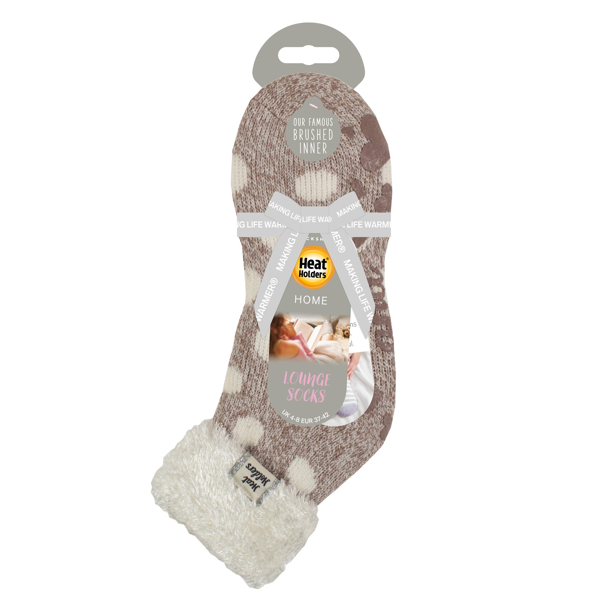 Sock Snob Womens Non Slip Thermal Low Cut Ankle Slipper Bed Socks with Grips