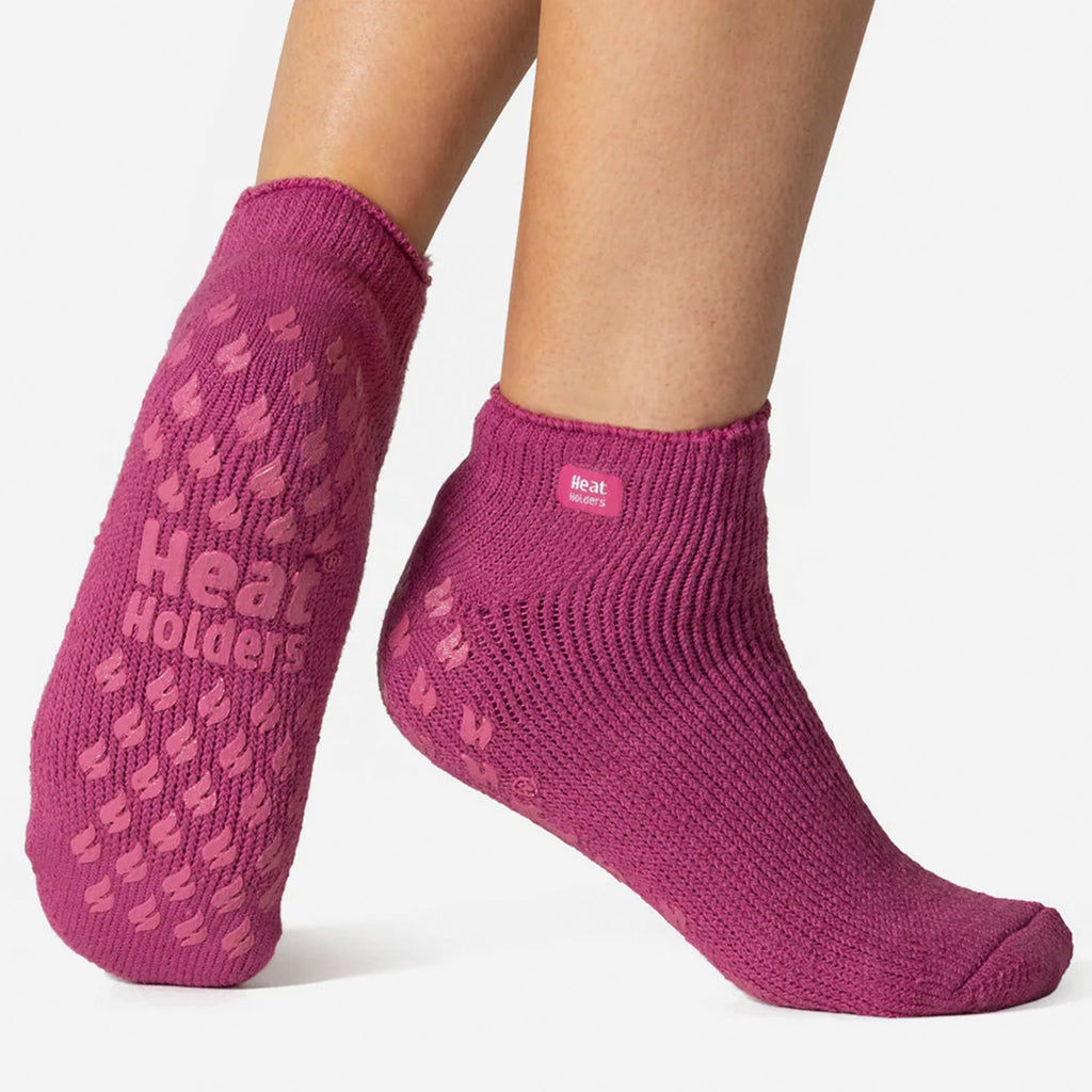 Heat Holders 3 Pair Womens Ankle Slipper Socks